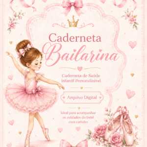 🌸 Caderneta Bailarina 🩰💕