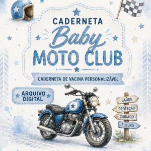 Caderneta Baby Moto Club