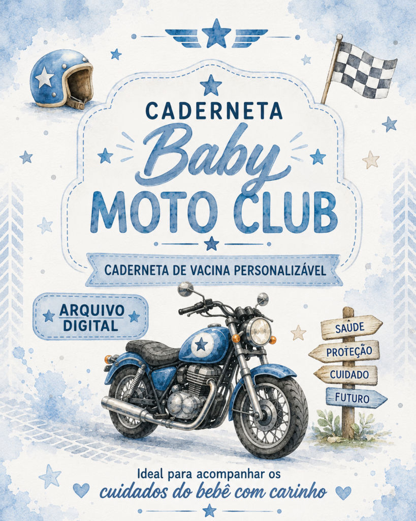 Caderneta Baby Moto Club