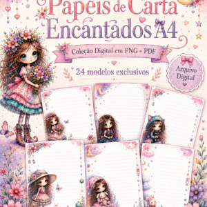 Papéis de Carta Encantados A4