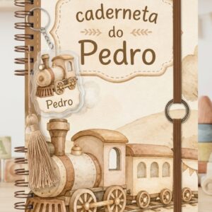 Caderneta Trenzinho 🚂🤎